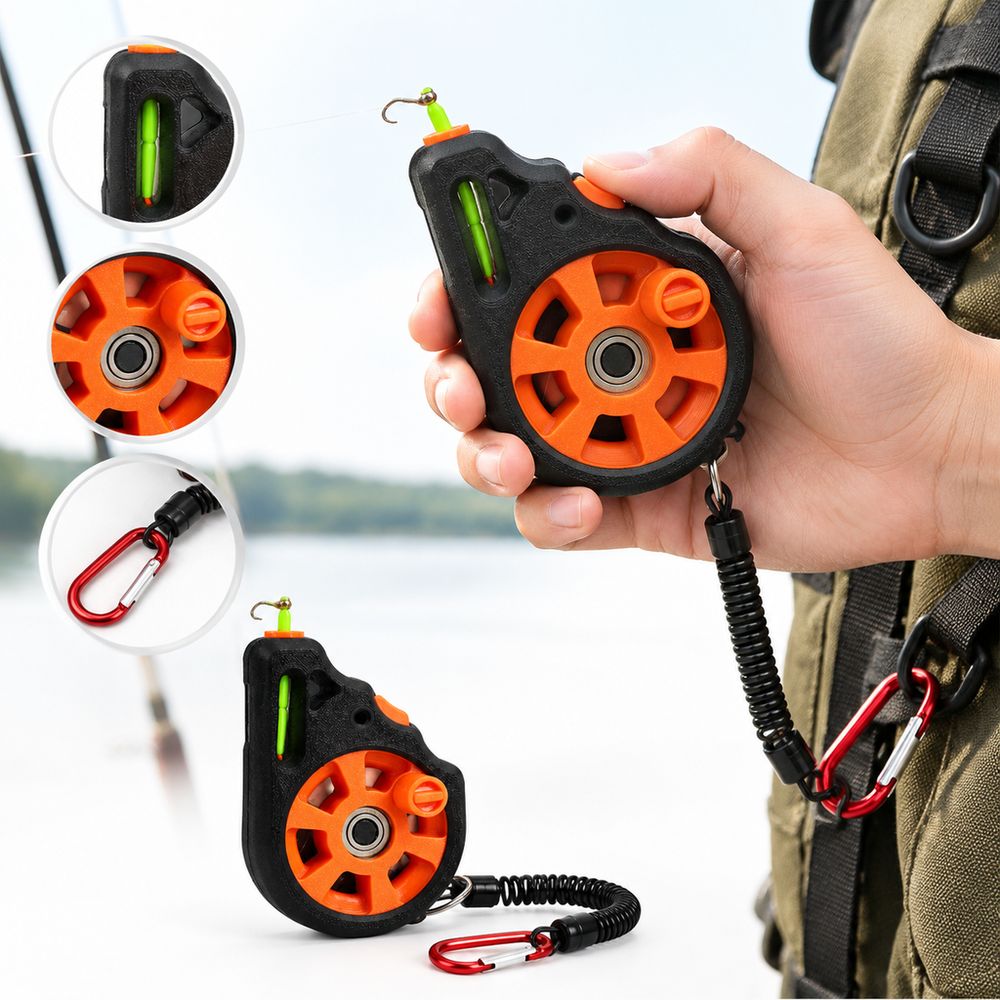 Hand Line Reel Pocket Fishing  - огляд і ціна Fly Reel
