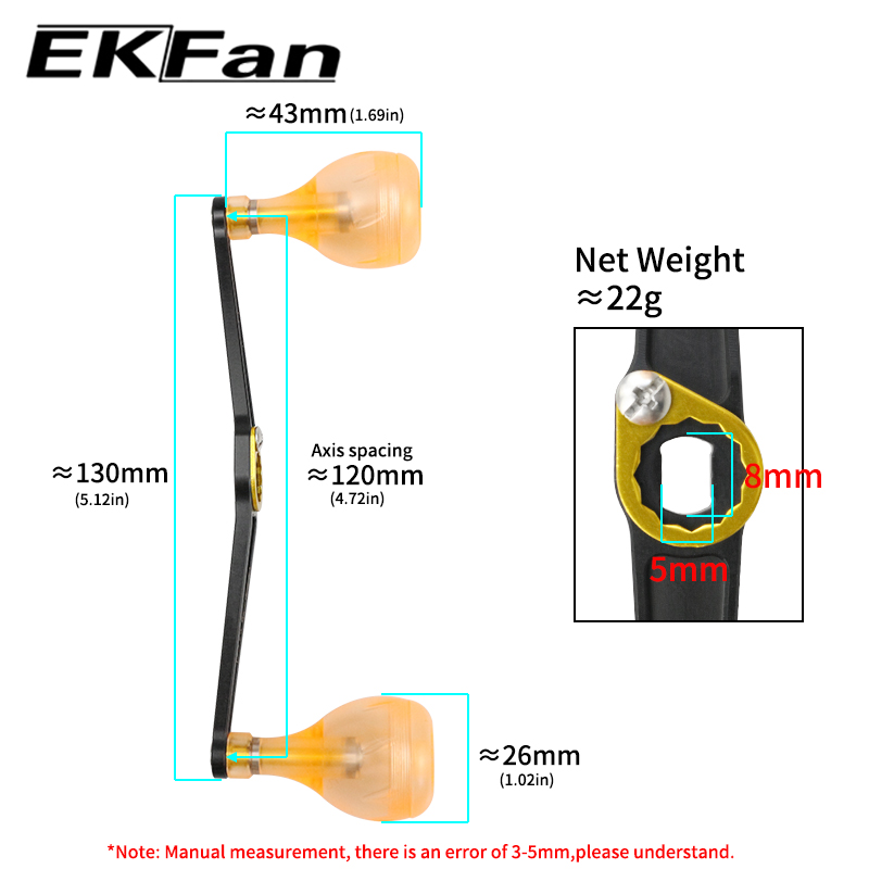 EKFan 130MM Ultralight Alloy H - огляд і ціна Trolling Reel