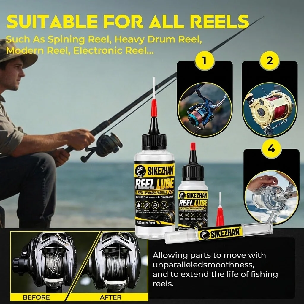 Fishing Reel Synthetic Oil Lub - огляд і ціна Reel Grease